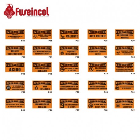 Señales preventivas de Precaución