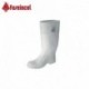 Bota en PVC Super Track con Puntera de Acero Blanca Caña Alta 15"