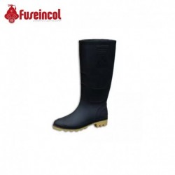 Bota en PVC Track 242 Caña Alta 15" Negra