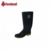 Bota en PVC Track con Puntera de Acero Negra Caña Alta 15"